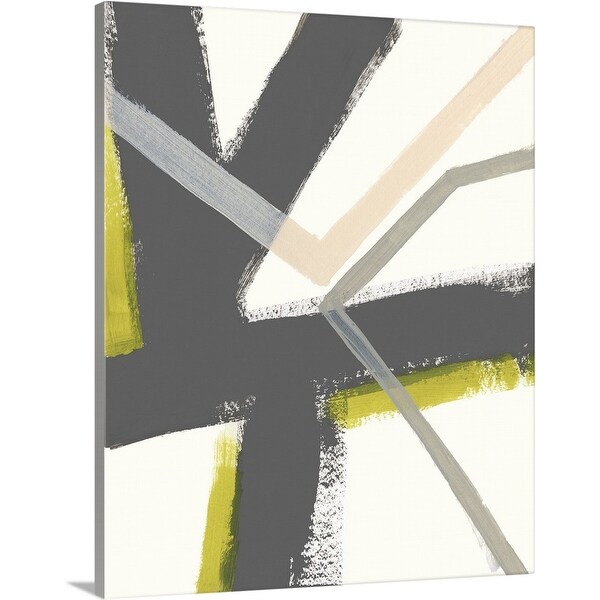 "Linear Pulse III" Canvas Wall Art