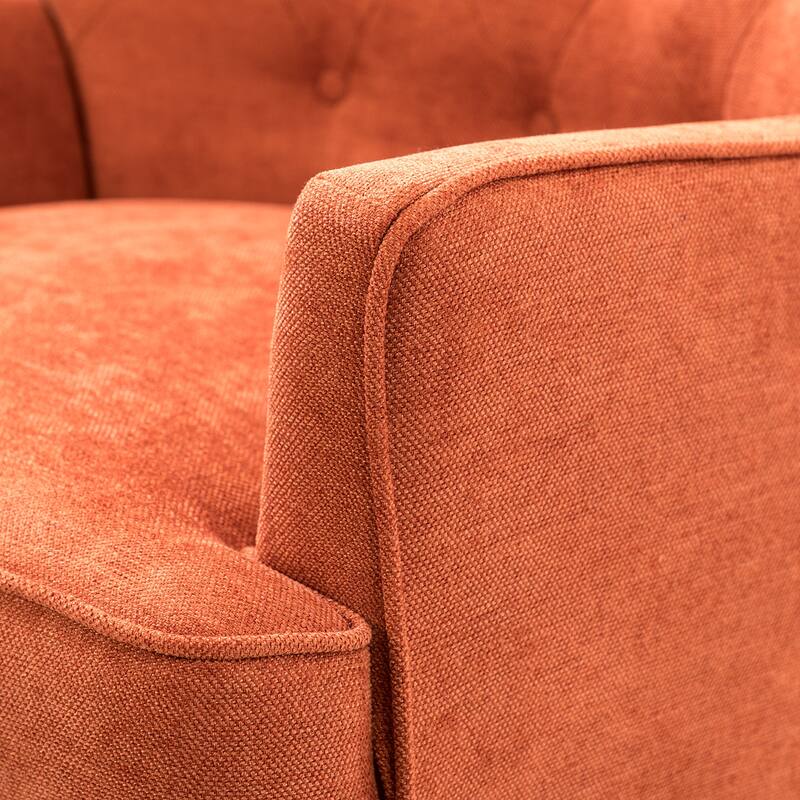 Alpheus Accent Armchair with Tufted Back Set of 2 by HULALA HOME