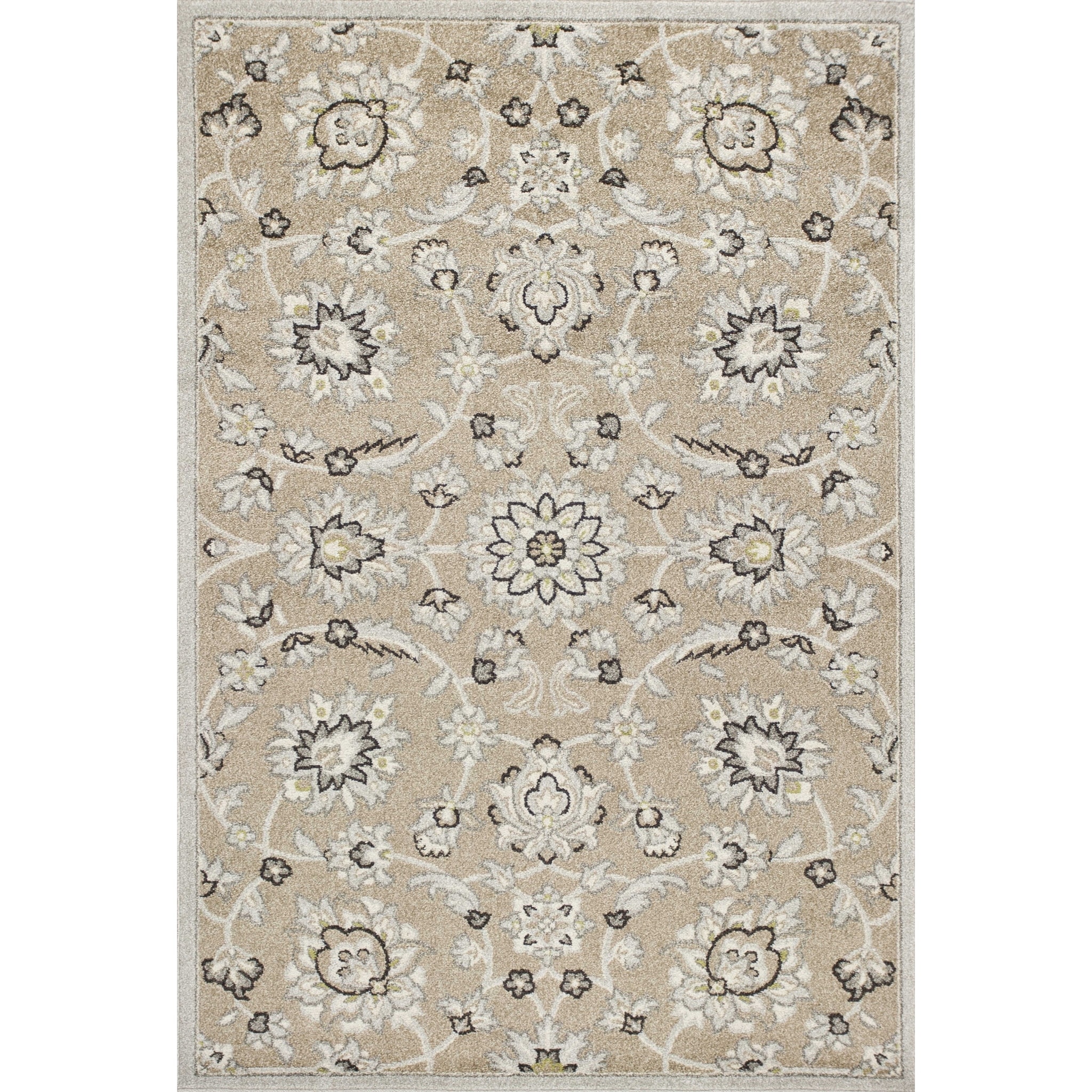 7'X10' Beige Machine Woven Uv Treated Geometric Indoor Outdoor Area Rug 7'X10' Beige Machine Woven Uv Treated Geometric Indoor Outdoor Area Rug