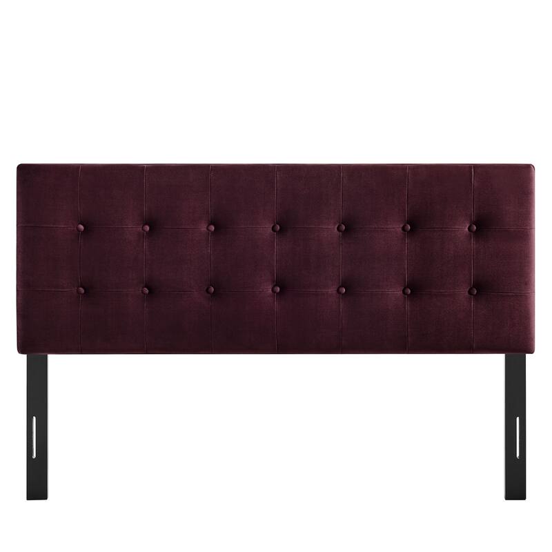 Emily Biscuit Tufted Performance Velvet Headboard