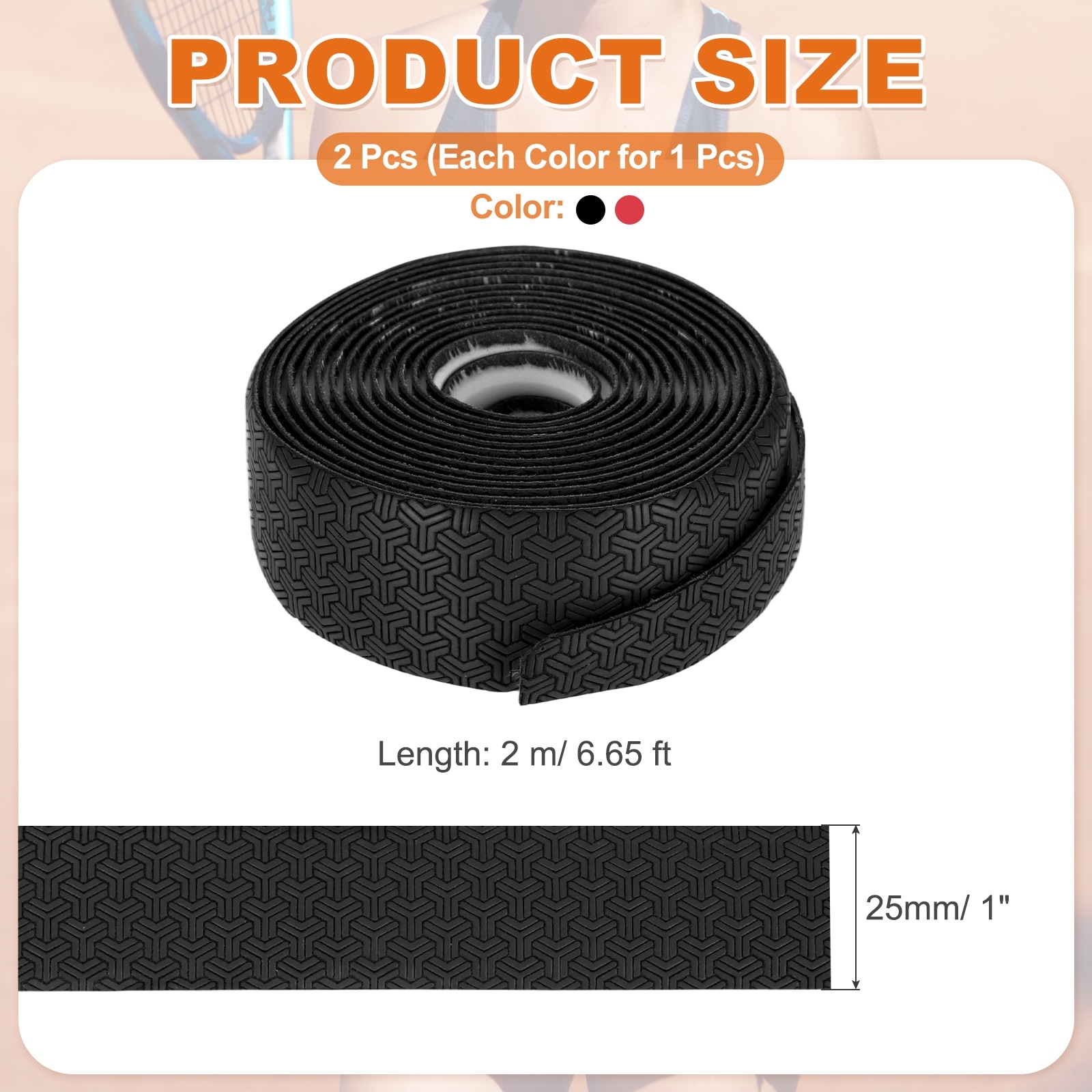 Tennis Racket Grip Tape, Anti-slip Tennis Overgrip Stretchy