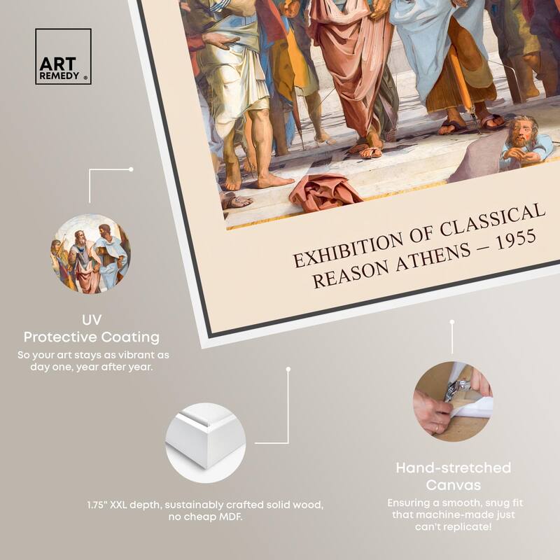 World of Plato's Republic Canvas by Art Remedy