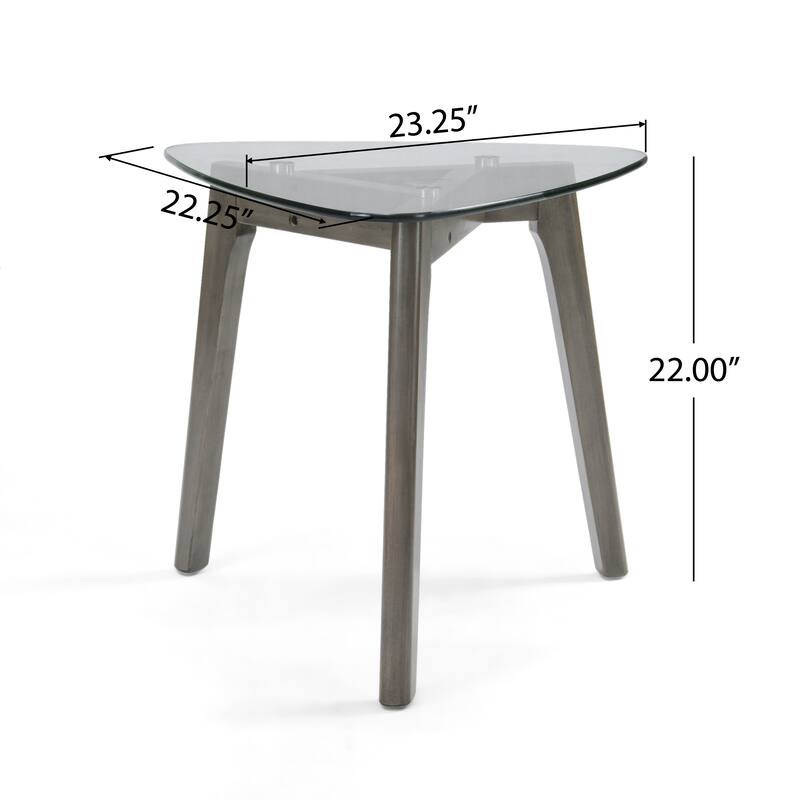 Wasco Indoor Wood and Glass Table Set by Christopher Knight Home