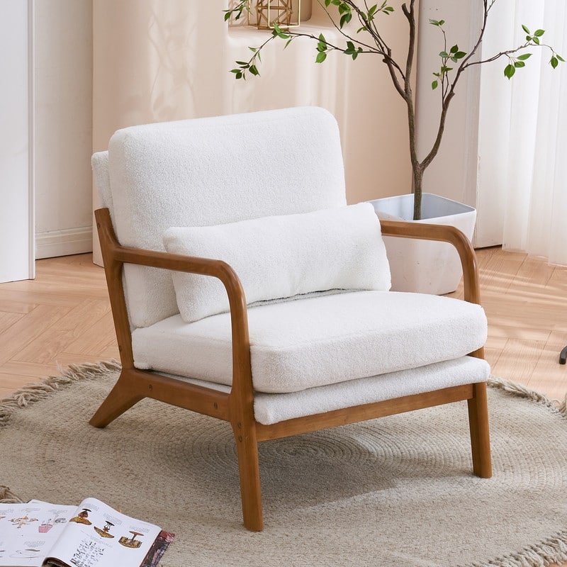 Mid Century Modern Upholstered Accent Chair