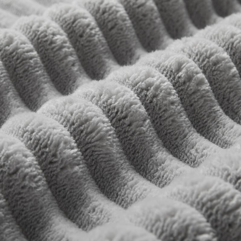 U-Shaped Sectional Sofa Set, Oversized Modular Deep Seat Sofa Corduroy Cloud Like Couch with 2 Movable Ottomans