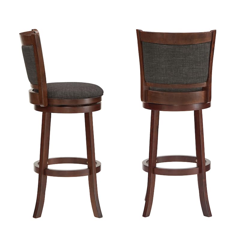 Rovinj Upholstered Back Swivel Stool