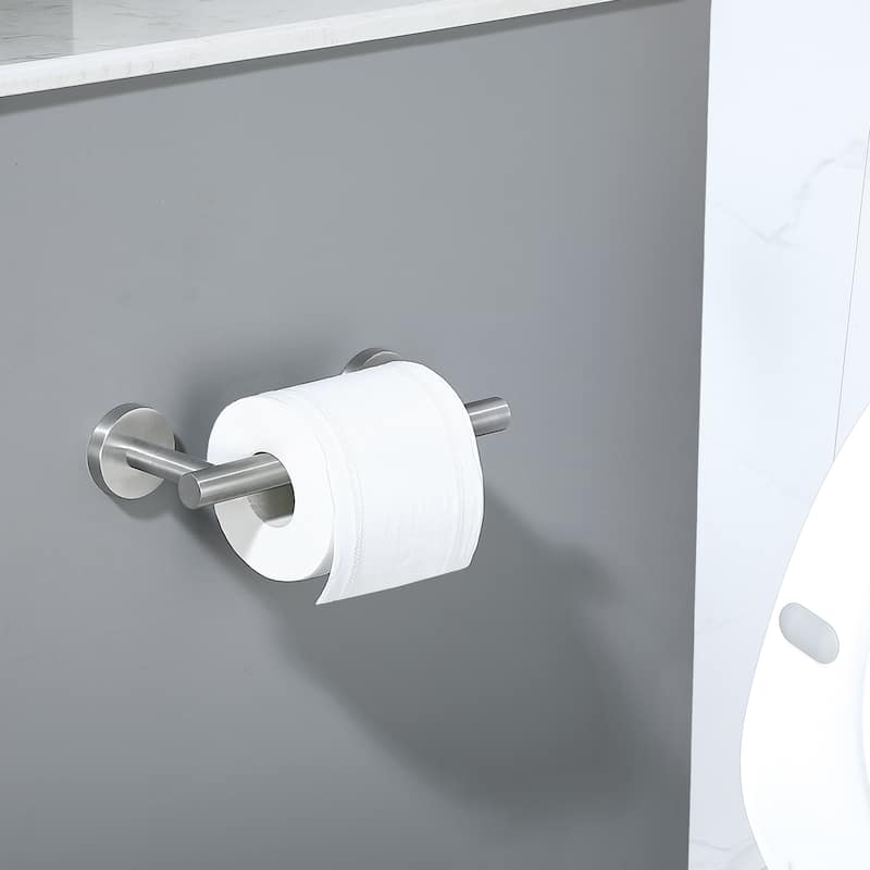 Wall-Mount Toilet Paper Holder Flexible Pivot TP Holder