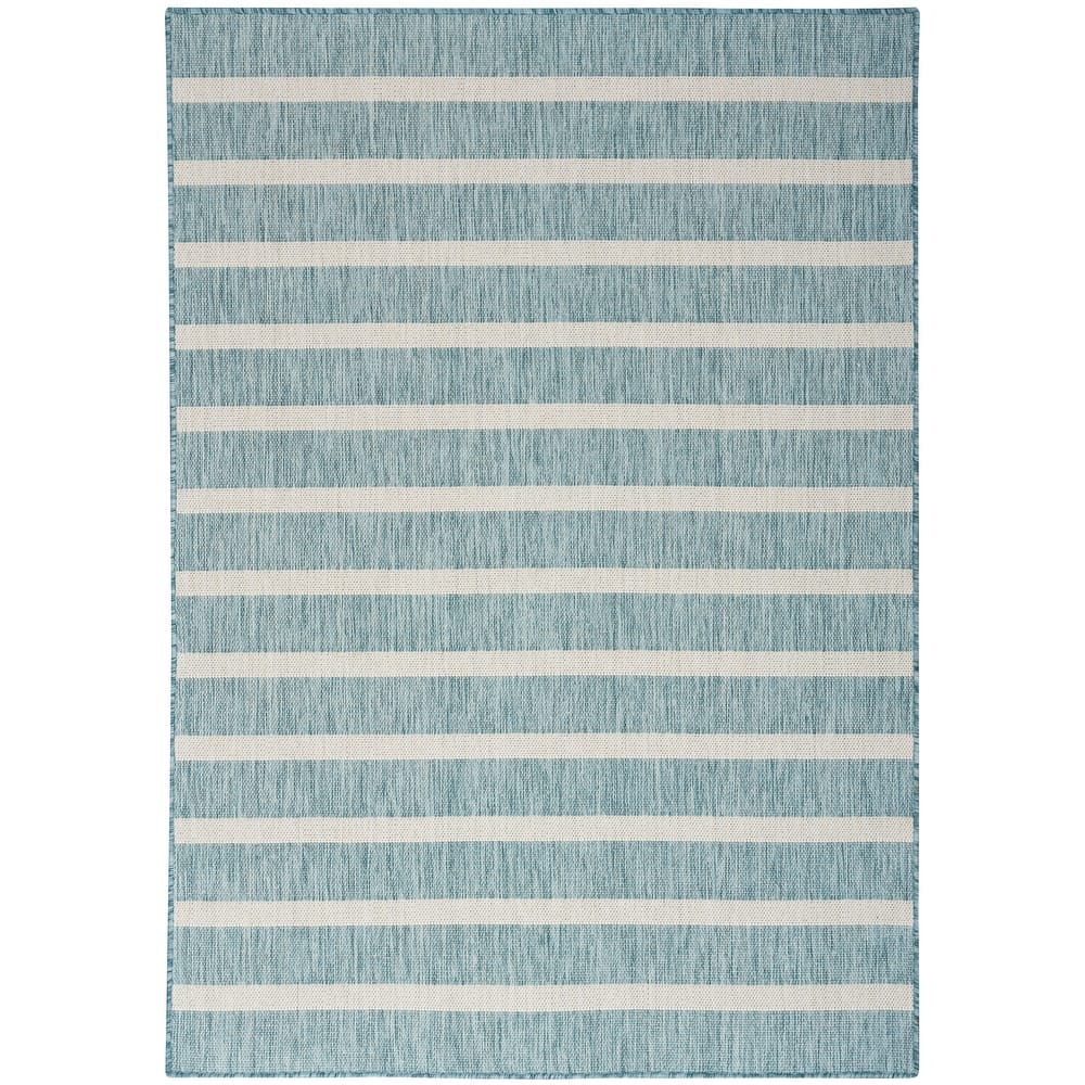 Nourison Selerno Indoor/Outdoor Striped Area Rug.