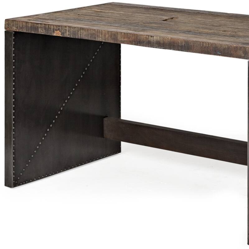 28" Dark Brown Writing Desk