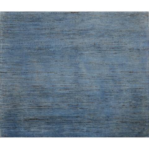 Abstract Gabbeh Kashkoli Oriental Area Rug Hand-knotted Wool Carpet - 3'6" x 4'0" Square