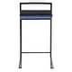 preview thumbnail 51 of 72, Porch & Den Forrest Contemporary Black Stackable Fully Welded Counter Stool (Set of 2)