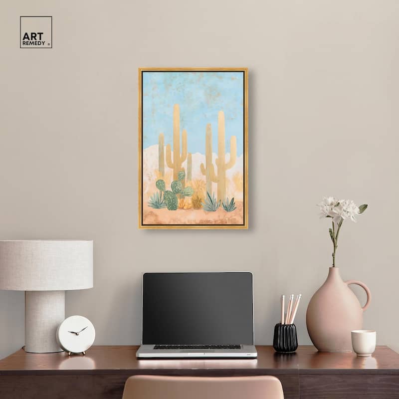 Cactus Canvas by Art Remedy