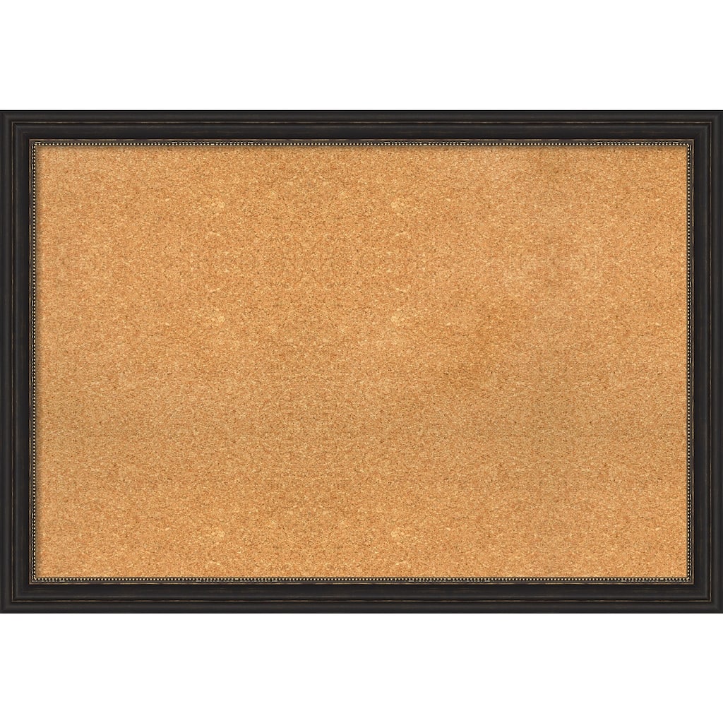 Accent Bronze Narrow Framed Cork Bulletin Memo Board