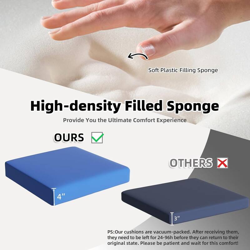 AECOJOY 7-Piece Outdoor Patio Wicker Sectional Sofa with Dining Table