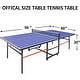 preview thumbnail 2 of 3, Professional Outdoor Table Tennis Tables-8ft Mid-Size Portable Ping Pong Table Game