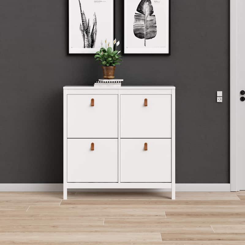 Porch & Den Madrid 4-Drawer Shoe Cabinet