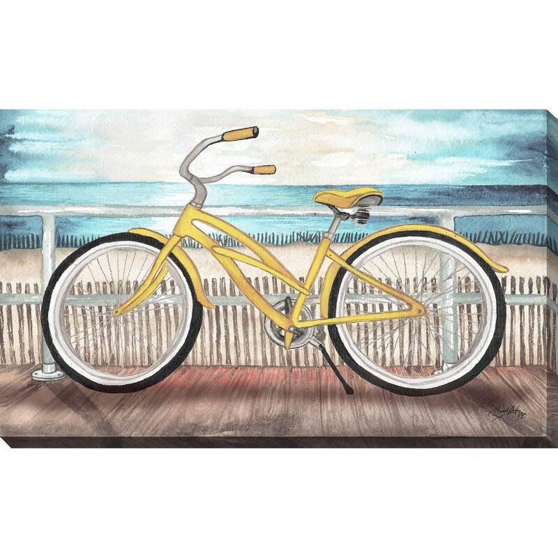 "Coastal Bike Rides" Print on Canvas