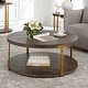 preview thumbnail 4 of 5, Uttermost Palisade Round Wood Coffee Table - 40 W X 17 H X 40 D (in)