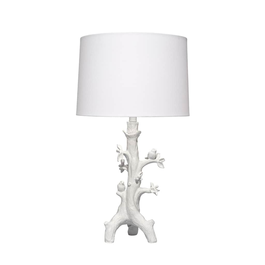 Alden Decor Grove Resin Table Lamp with Linen Shade
