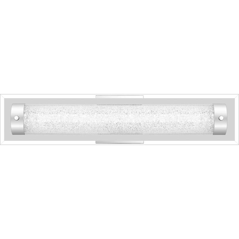 Glitz LED Bathroom Vanity Light in Polished Chrome