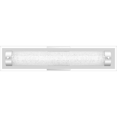 Glitz LED Bathroom Vanity Light in Polished Chrome