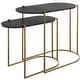preview thumbnail 4 of 3, Uttermost 22882 13.75" Wide Ash, Iron, and MDF End Table Set