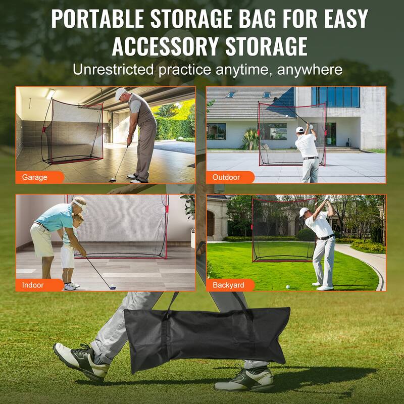Golf Practice Hitting Net, Huge Personal Driving Range for Indoor or Outdoor Use, Portable Home Golf Aid Net