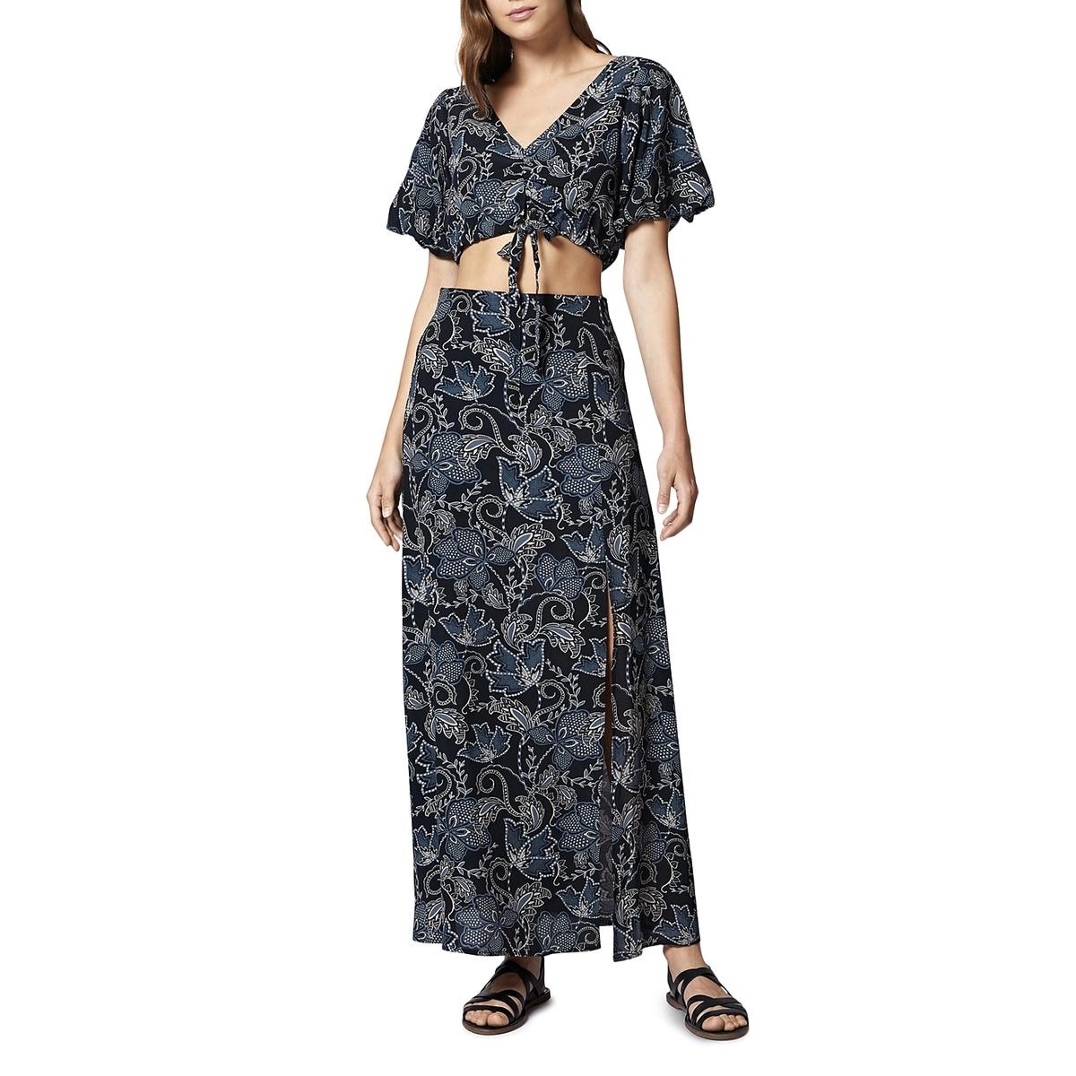 2 pc maxi dress