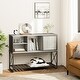 preview thumbnail 2 of 8, Buffet Sideboard Storage Bar Cabinet with Sliding Door