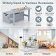 preview thumbnail 26 of 29, Costway 3-in-1 Kids Convertible Storage Bench Wood Activity Table and - See Details