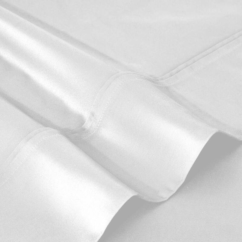 Blue Nile Mills 1200 Thread Count Egyptian Cotton Embroidered Deep Pocket Sheet Set