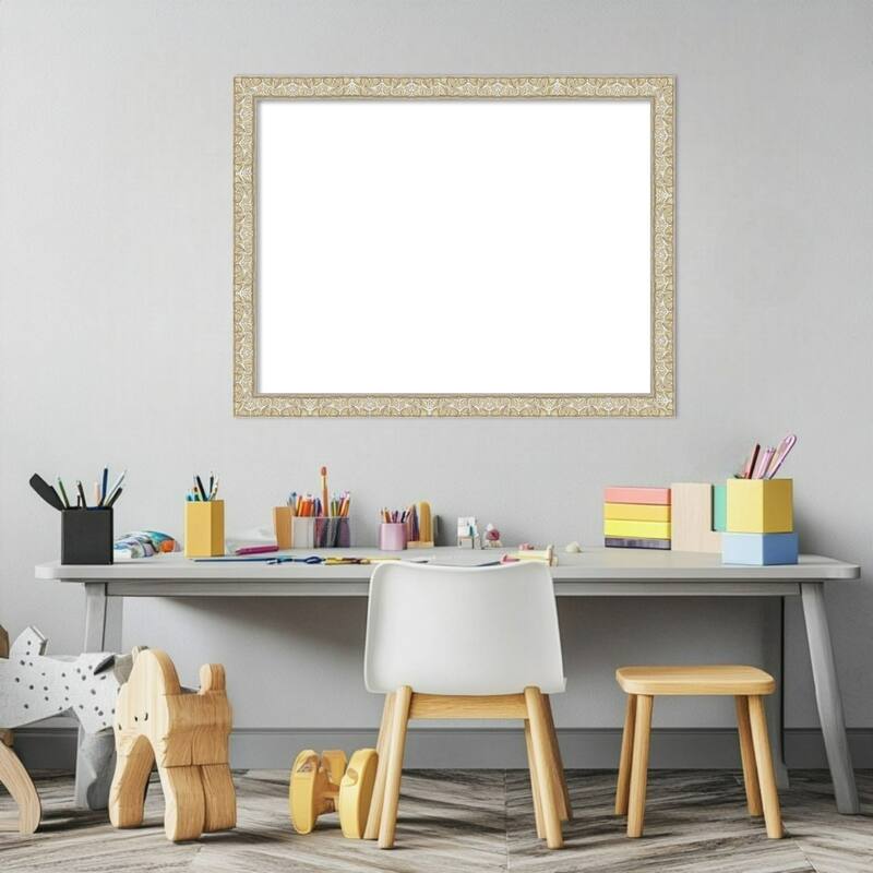 Lila Framed Dry Erase Magnetic Board