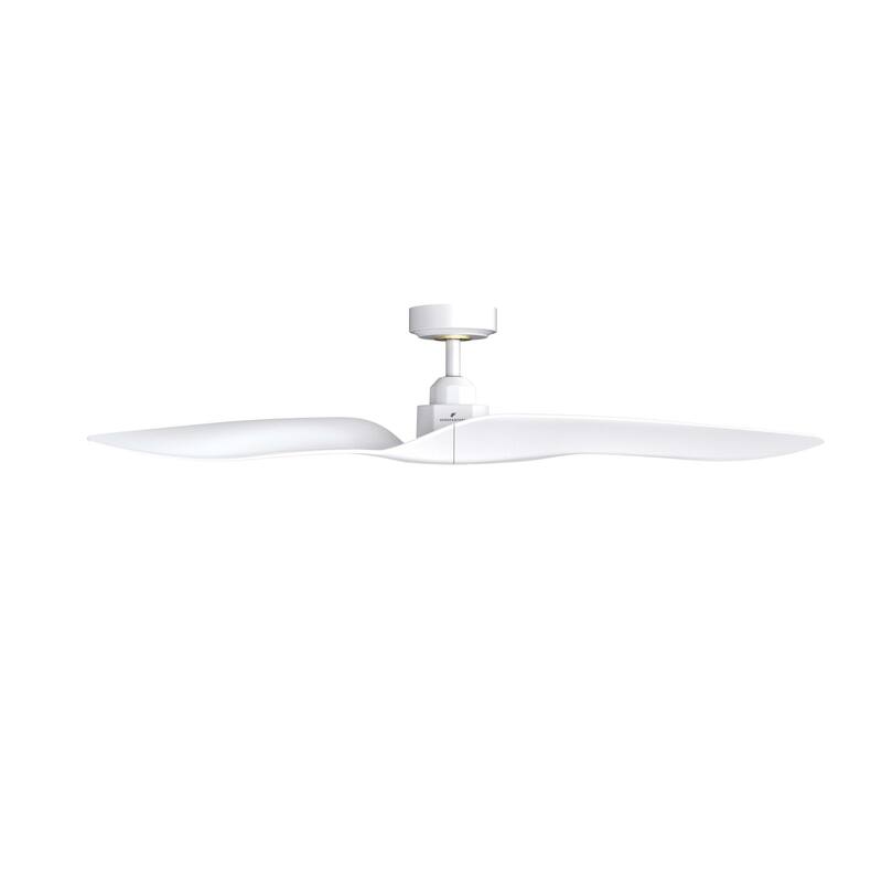 52" Modern ABS 3-Blade Indoor/ Outdoor DC Motor Ceiling Fan without Light