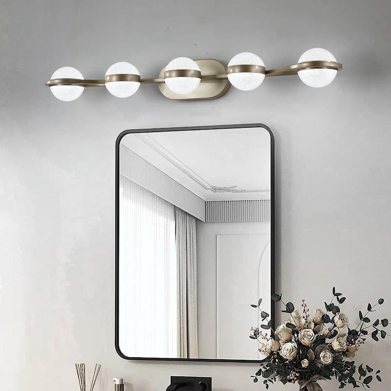 Vanity Lights With 4/5/6 LED Bulbs For Bathroom Lighting
