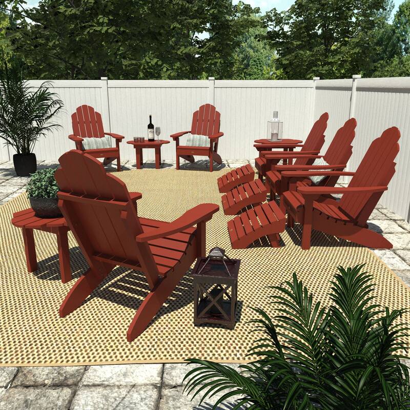 HIGHWOOD 12-Piece Adirondack Patio Conversation Set