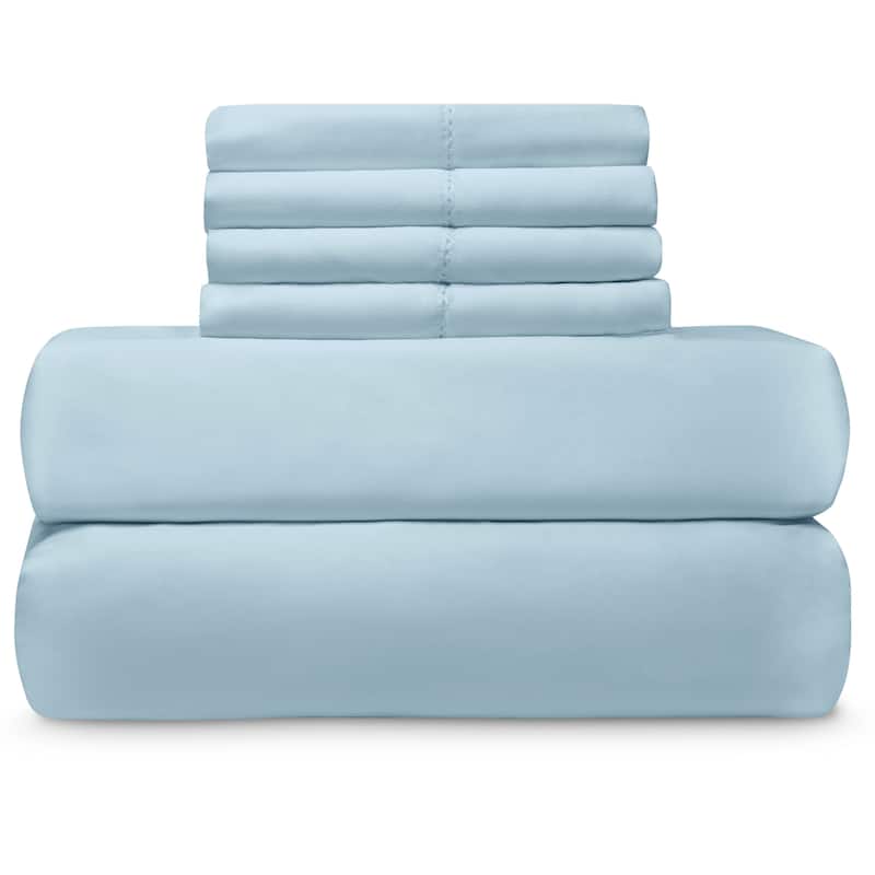 800 Thread Count Hemstitch Bed Sheet Set with Extra Pillowcase