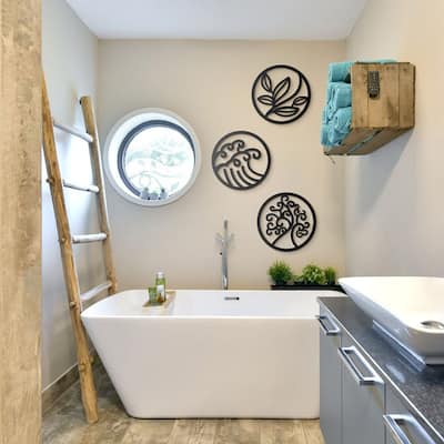 Nature Calling Metal Wall Decor - Modern Industrial Tree Wall Art