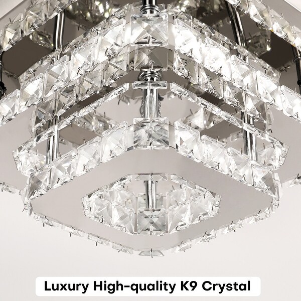 Flush mount led chandelier cheap