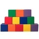preview thumbnail 8 of 8, Gymax 12-Piece 8'' PU Foam Big Building Blocks Colorful Soft Blocks