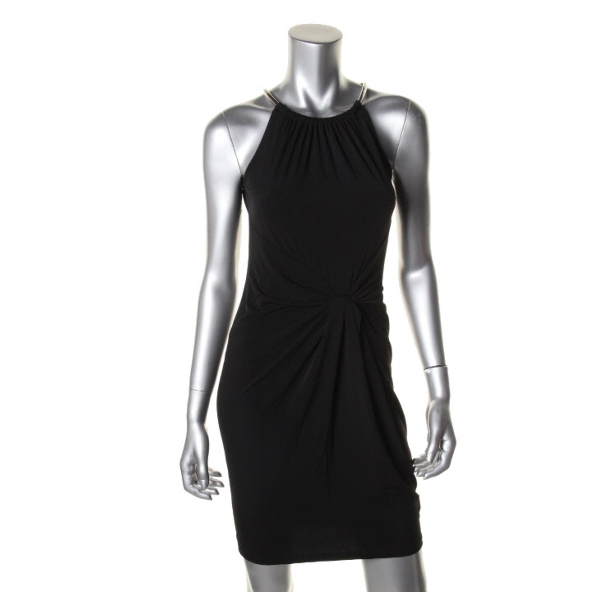 michael kors black and silver dress