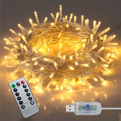 Twinkle Lights,Fairy lights ,Indoor string lights,200LED-66FT - Standard