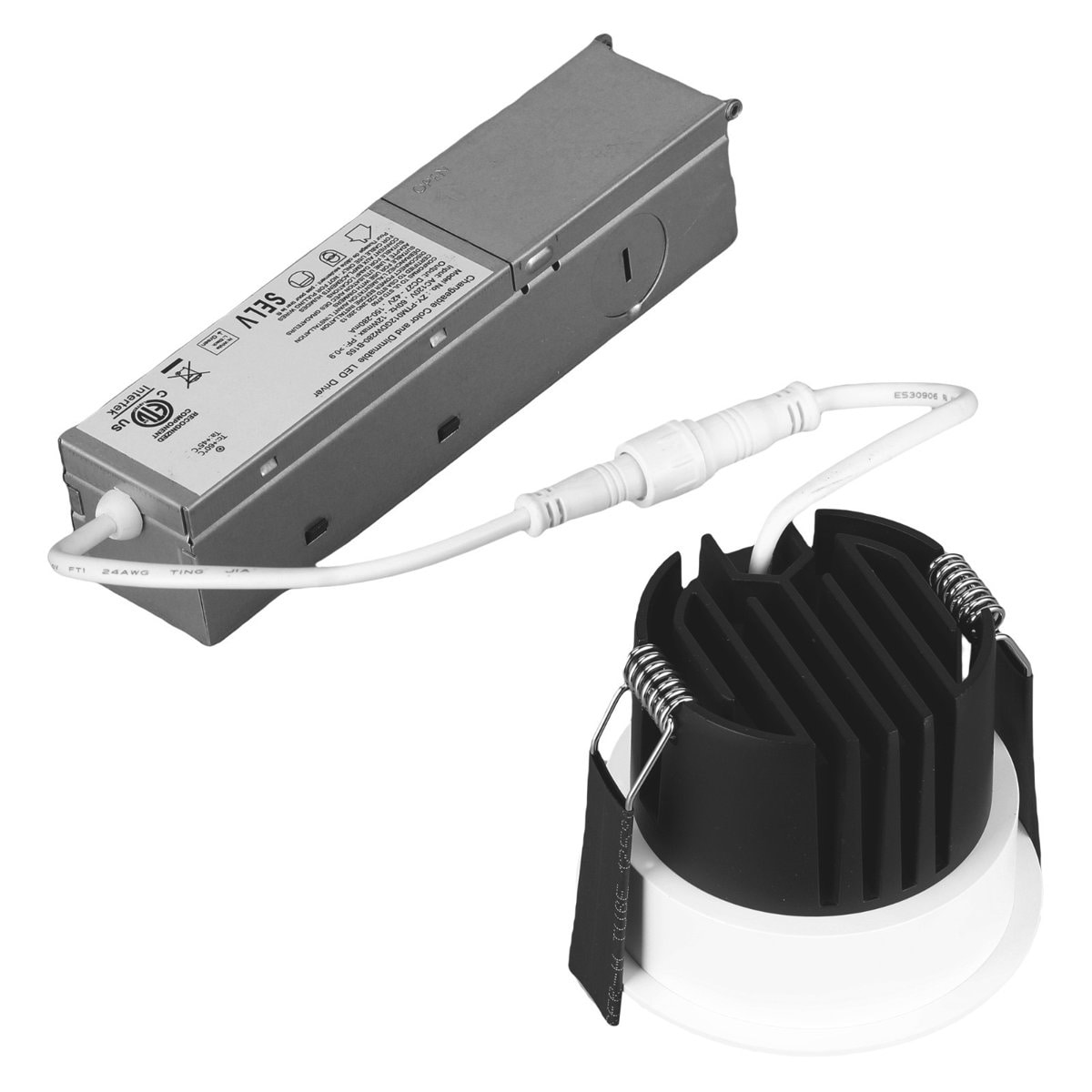 LED 5CCT 3-inch Recessed Lights, Deep Anti-glare, Narrow Frame - 4PACK