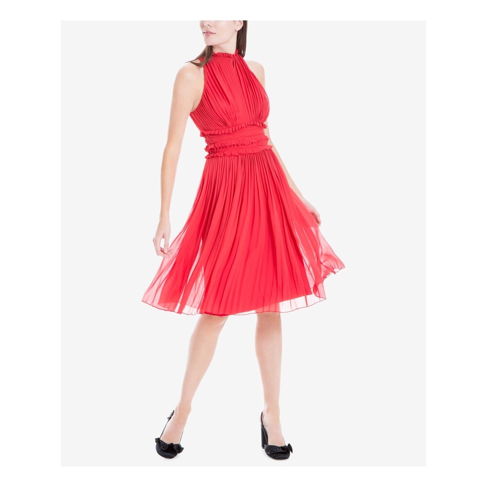 studio red dress