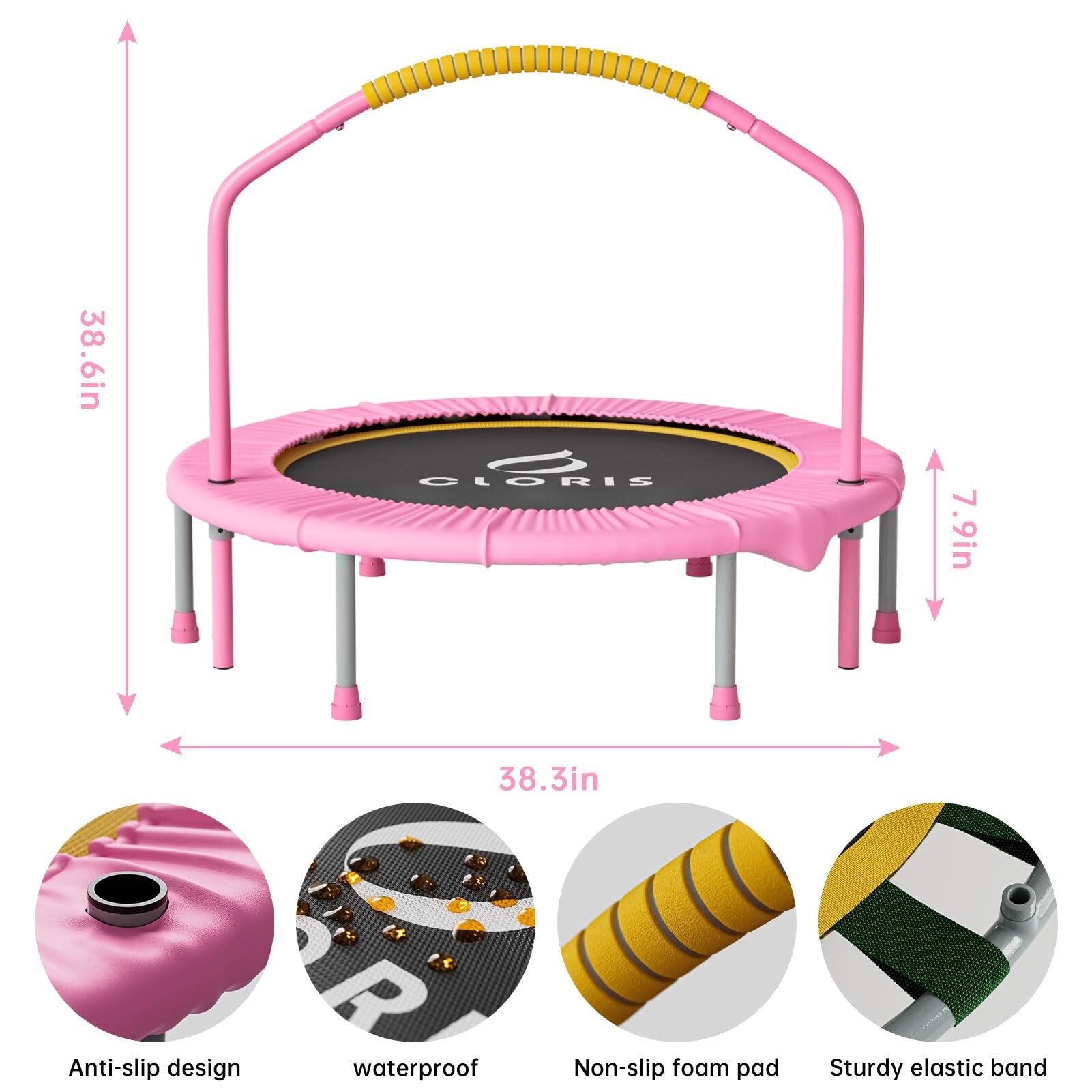Kids hotsell folding trampoline