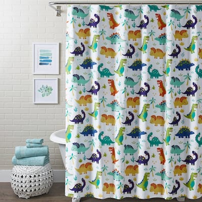 Style Quarters shower curtain DINOSAUR