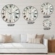preview thumbnail 4 of 8, Designart 'A Woodland Walk into the Forest VII' Modern Farmhouse Wall CLock