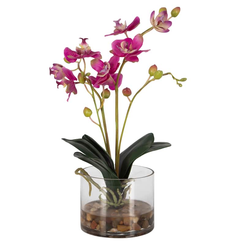 Uttermost Glory Fuchsia Orchid - 11.25"W x 13"H x 5.25"D