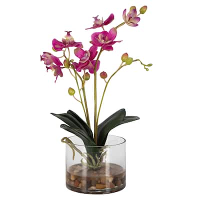 Uttermost Glory Fuchsia Orchid - 11.25"W x 13"H x 5.25"D