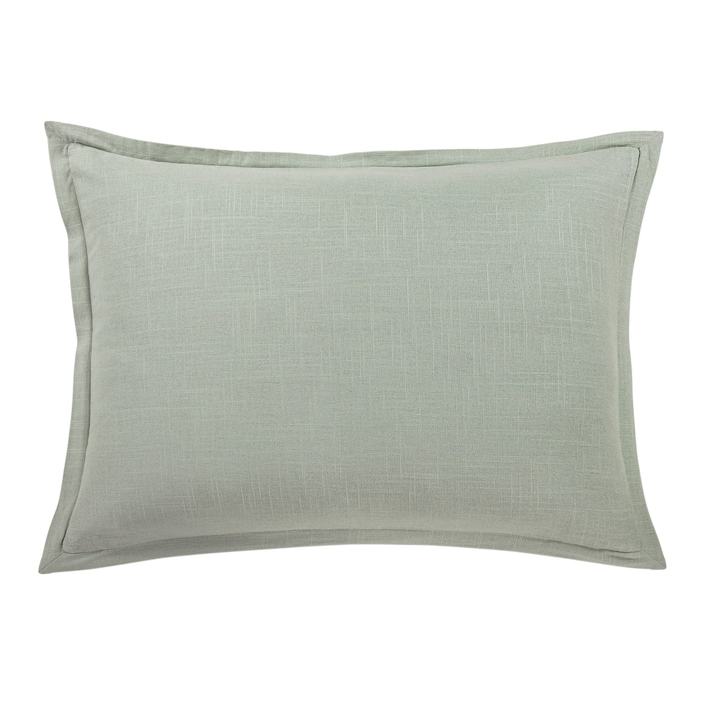 HiEnd Accents Washed Linen Tailored Pillow Sham