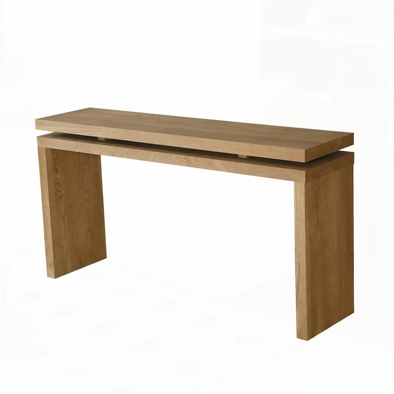 Retro Wooden Entryway Farmhouse Console Table